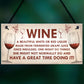 Funny Kitchen Humorous Wall Plaque Vintage Shabby Chic Home Bar