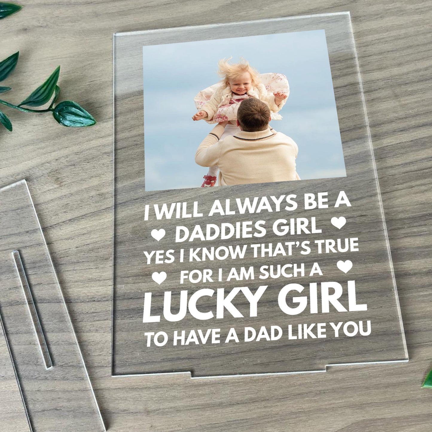Personalised Dad Gifts From Daughter Custom Plaque Fathers Day