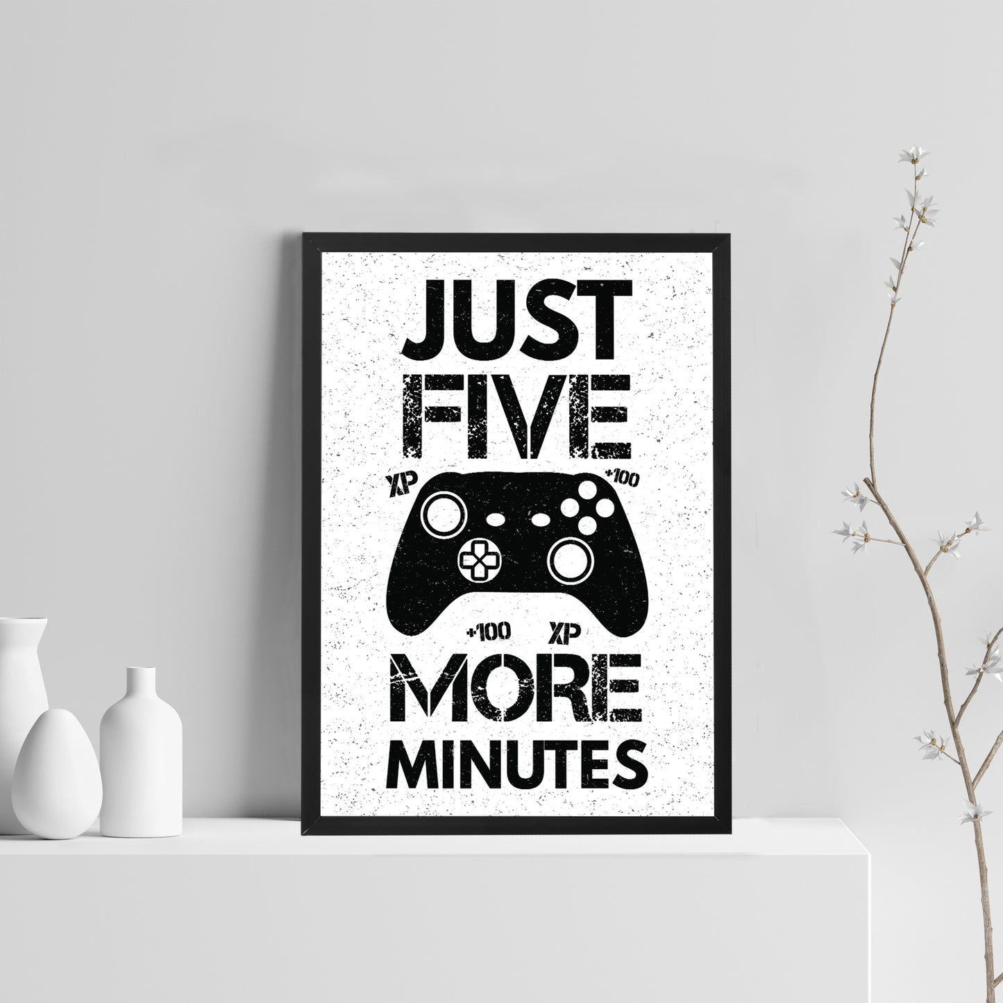 Framed Gaming Print For Wall Boys Bedroom Decor Xbox Fan Gift
