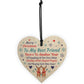 Best Friend Christmas Gift Poem Heart Christmas Decoration Gift