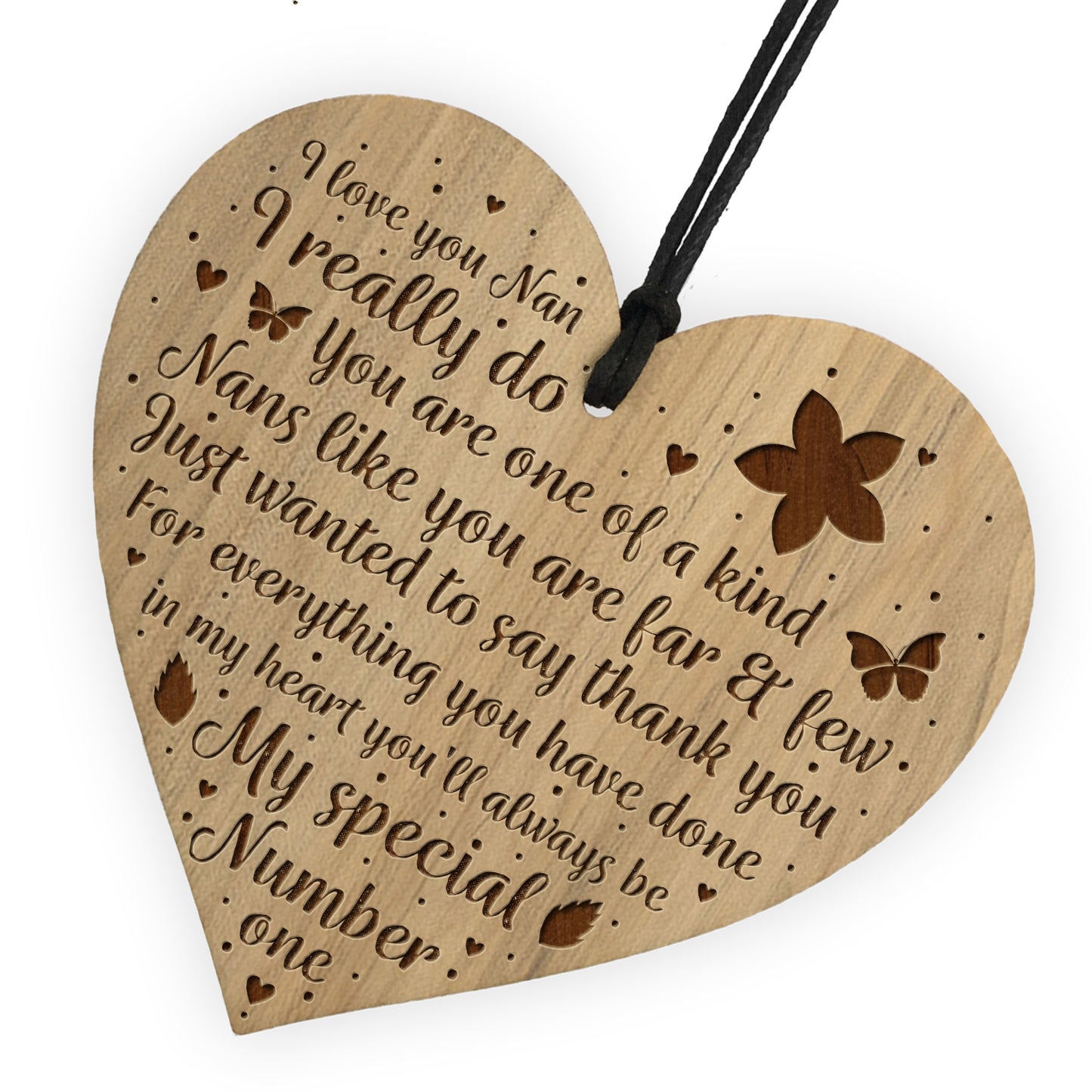 Love You NAN GIFT For Birthday Christmas Thank You Engraved