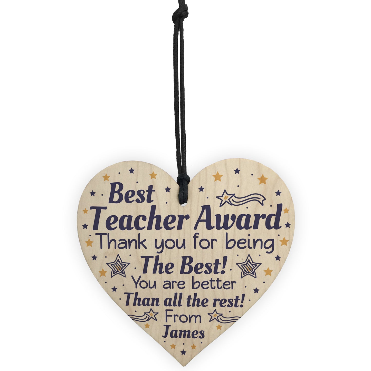 Personalised Teacher Gift Top Teacher Award Thank you Pre School