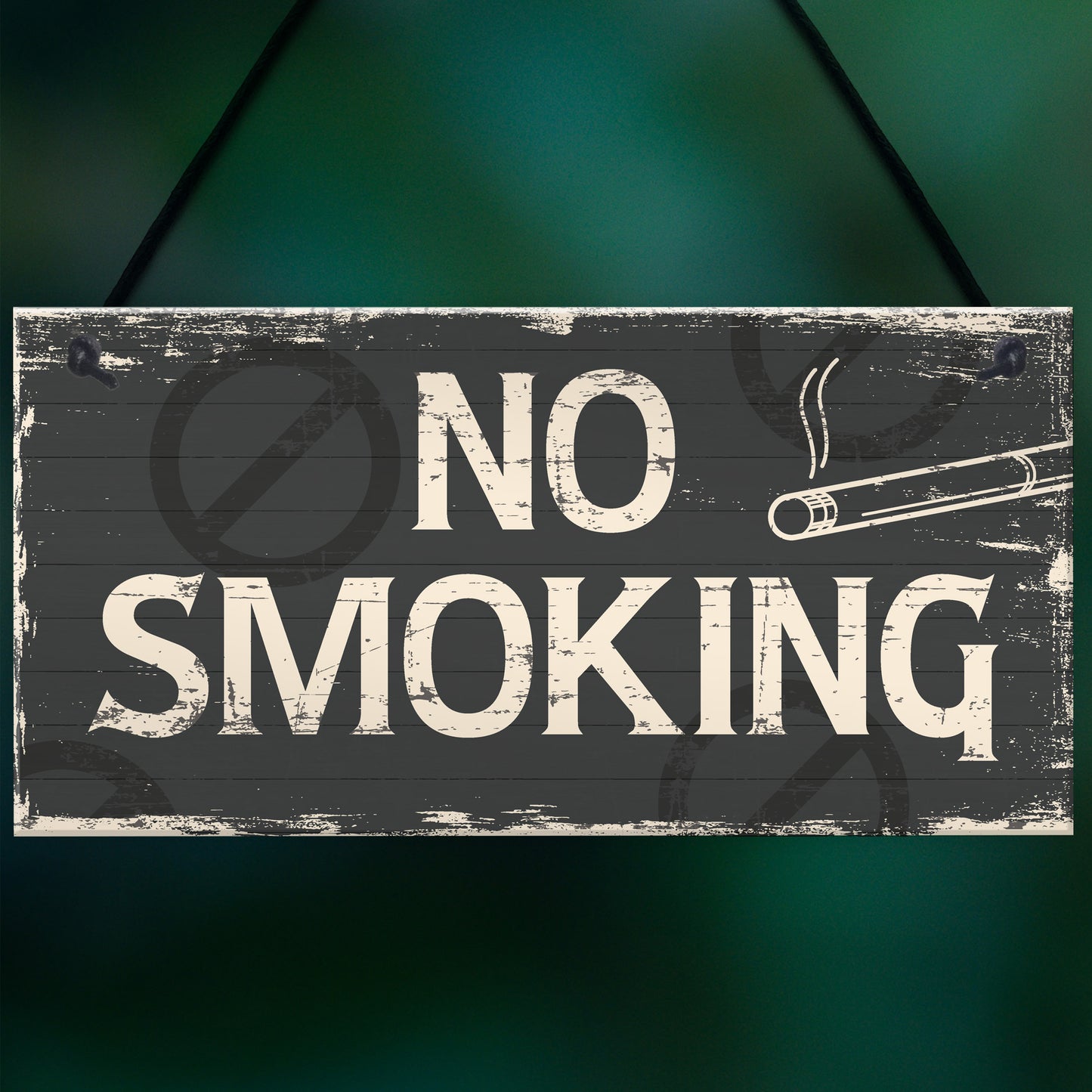 No Smoking Area Hanging Sign Hotel Garden Pub Bar Door Wall Sign