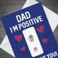 Funny Dad Card Fathers Day Joke Birthday Card For Dad