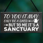 Its A Sanctuary Garden Shed Novelty Plaque SummerHouse Sign