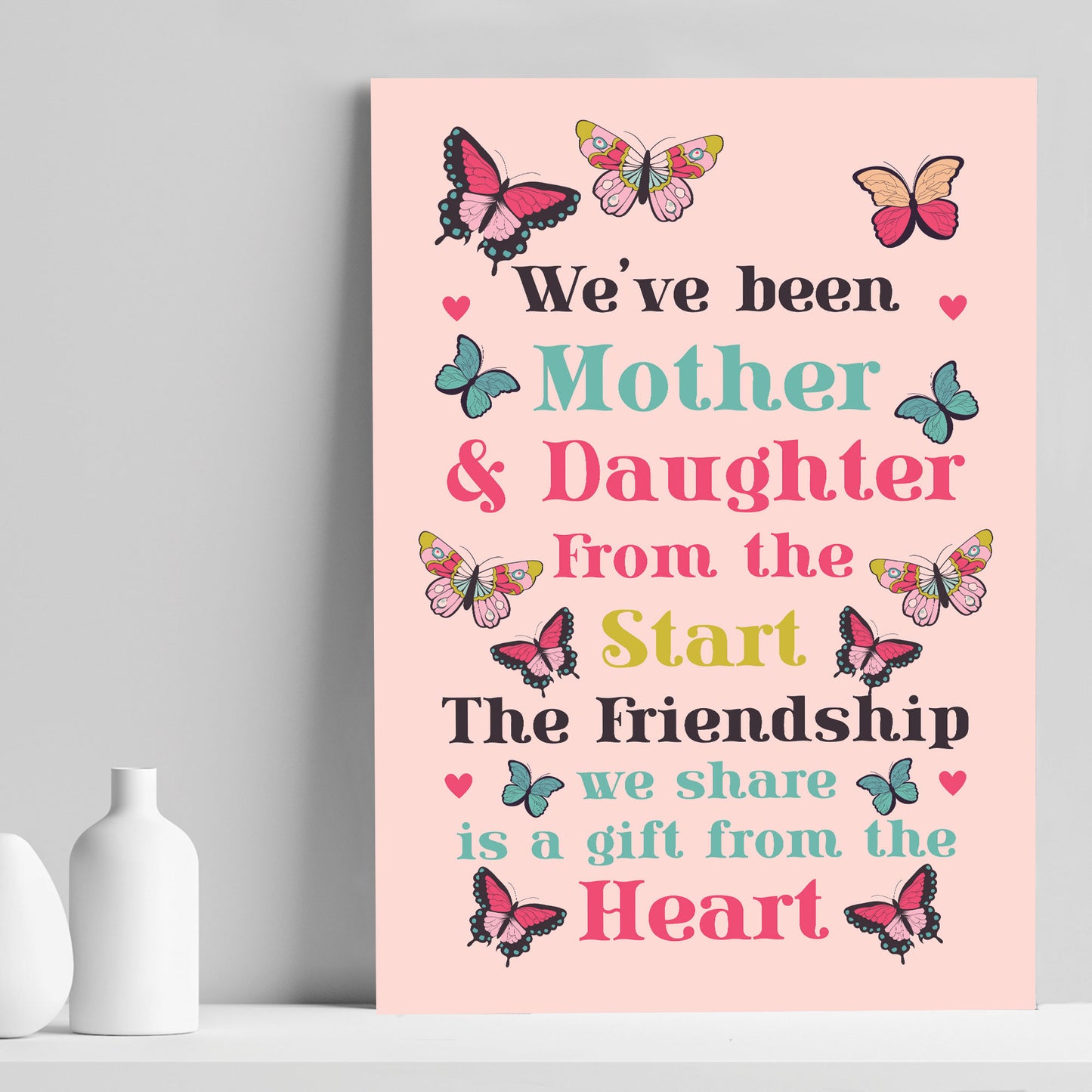Mother And Daughter Gift For Christmas Birthday Print THANK YOU