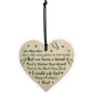 Stepdad Gift For Fathers Day Wood Heart Thank You Gift For Him