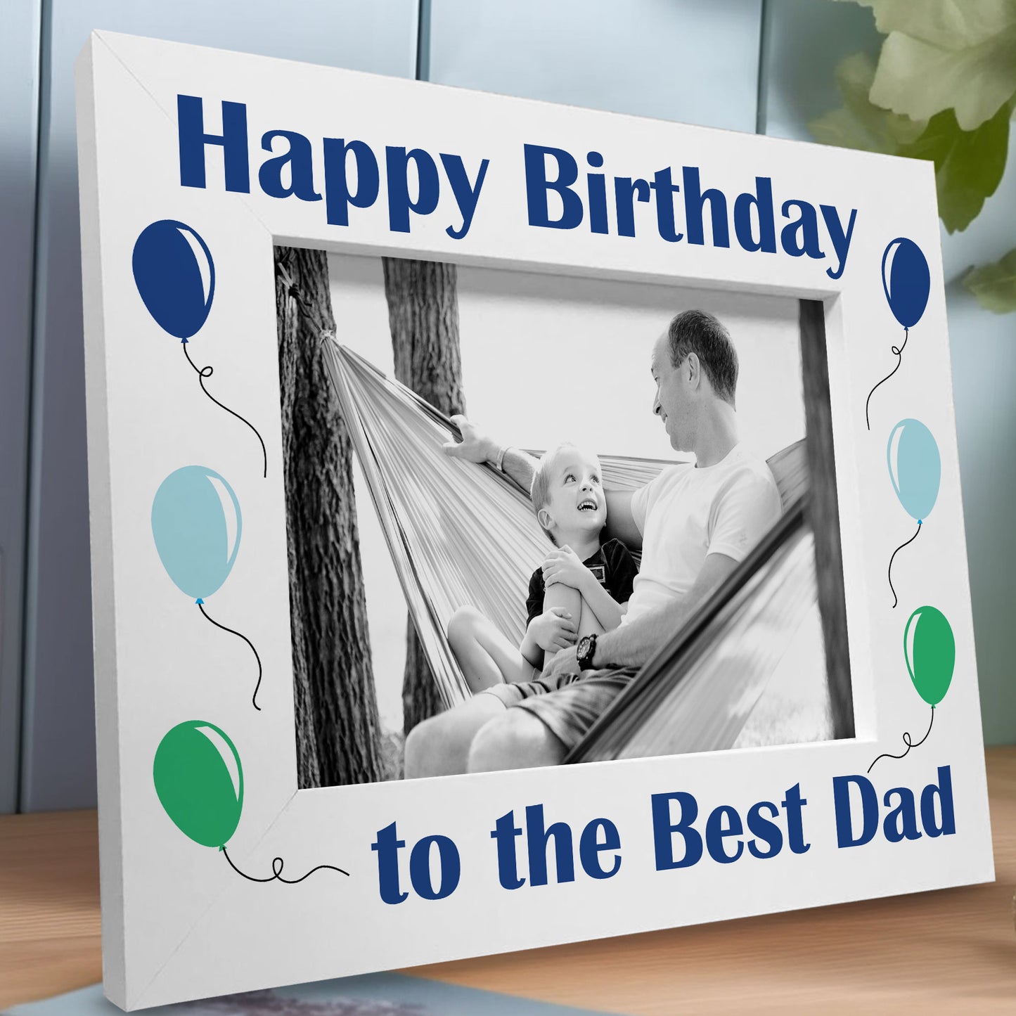 Birthday Gift Best Dad Gift for Dad Daddy Wooden Photo Frame