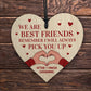 Best Friend Funny Wooden Plaque Novelty Friendship Birthday Gift