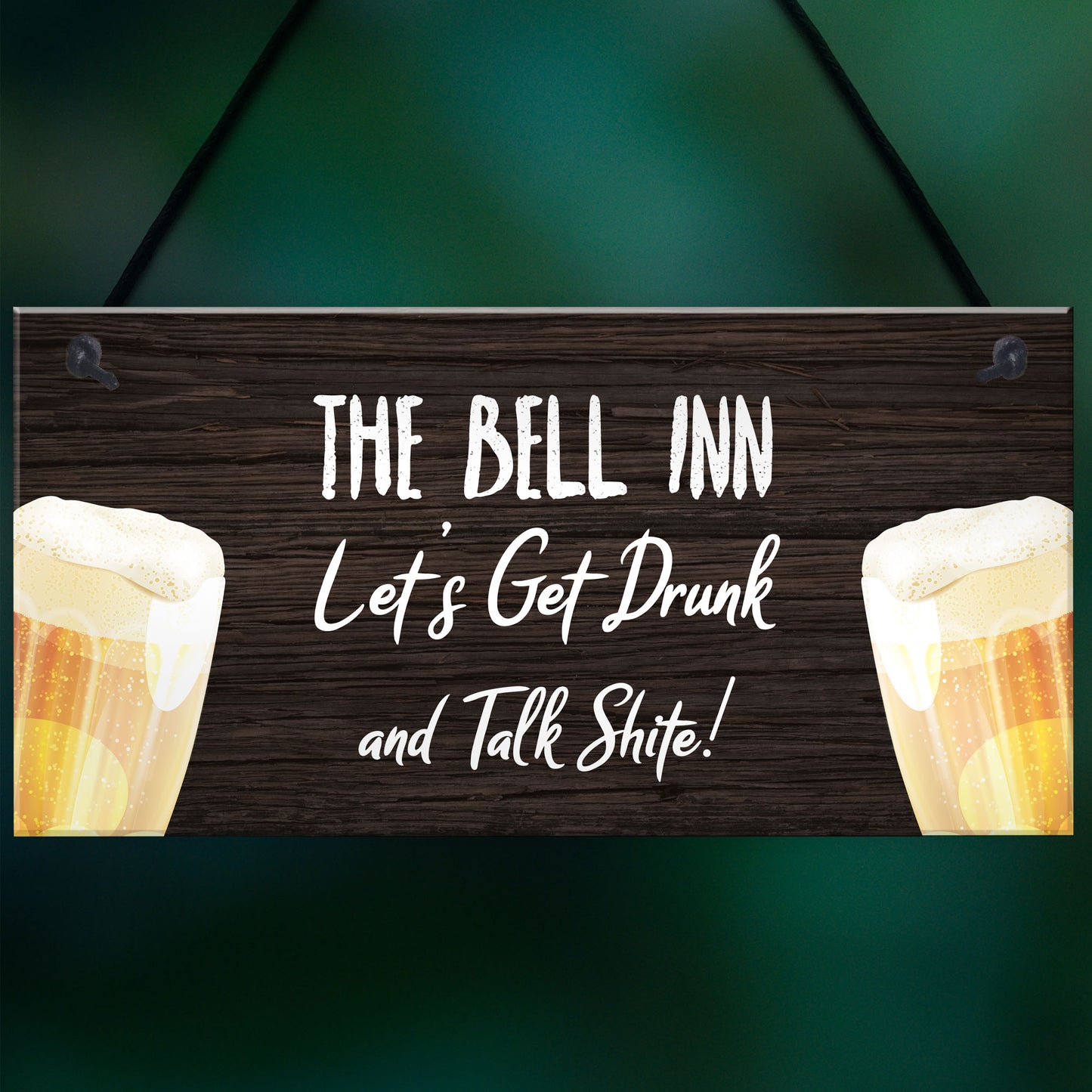 Funny PERSONALISED Bar Sign For Man Cave Home Bar Shed Sign