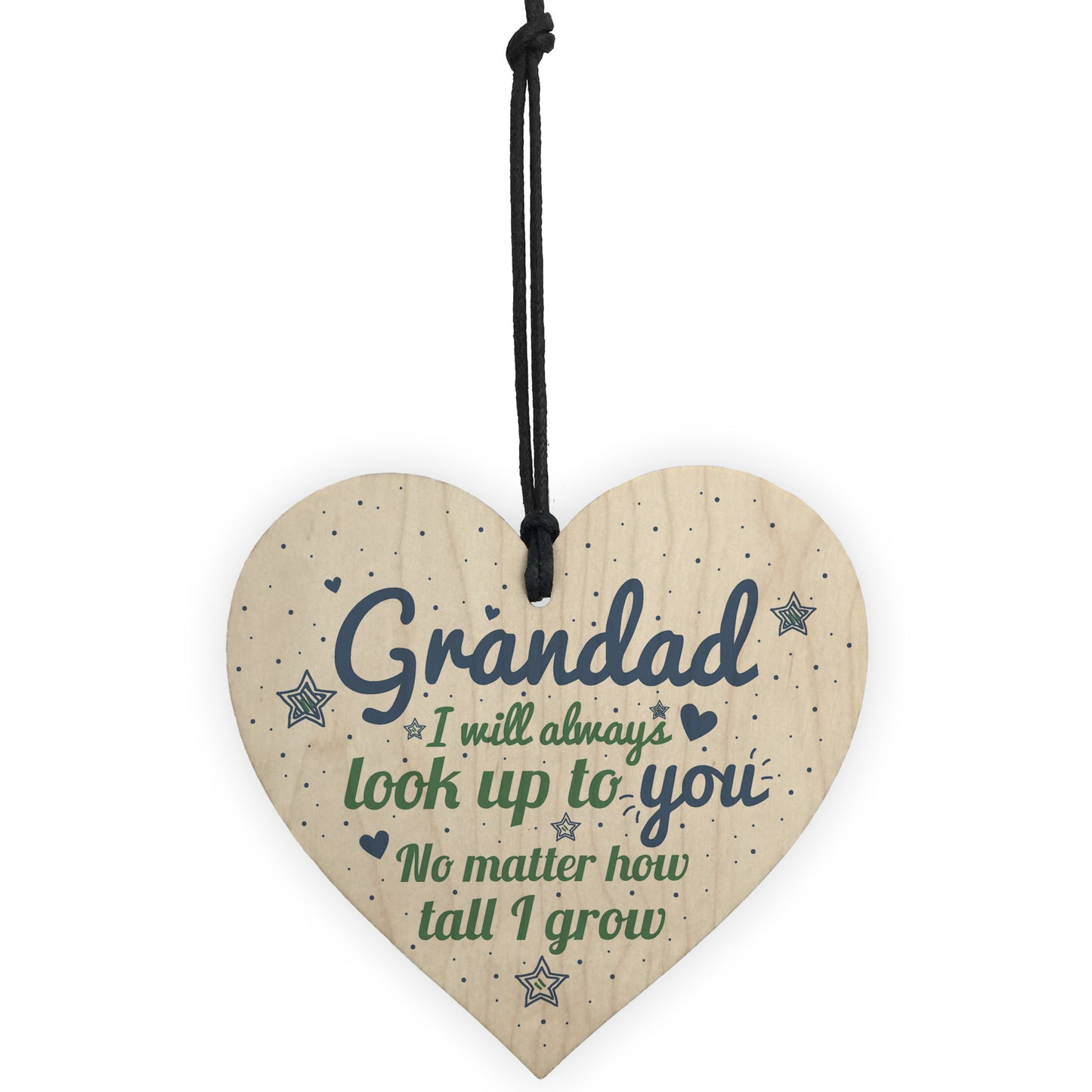 Gifts For Dad Grandad Grandpa Wooden Heart Birthday Men Gifts