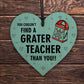 Teacher Gifts Heart Leaving Gifts for School Teacher TA Nursery