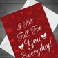 Anniversary Cards For Him Her Boyfriend Girlfriend Valentines