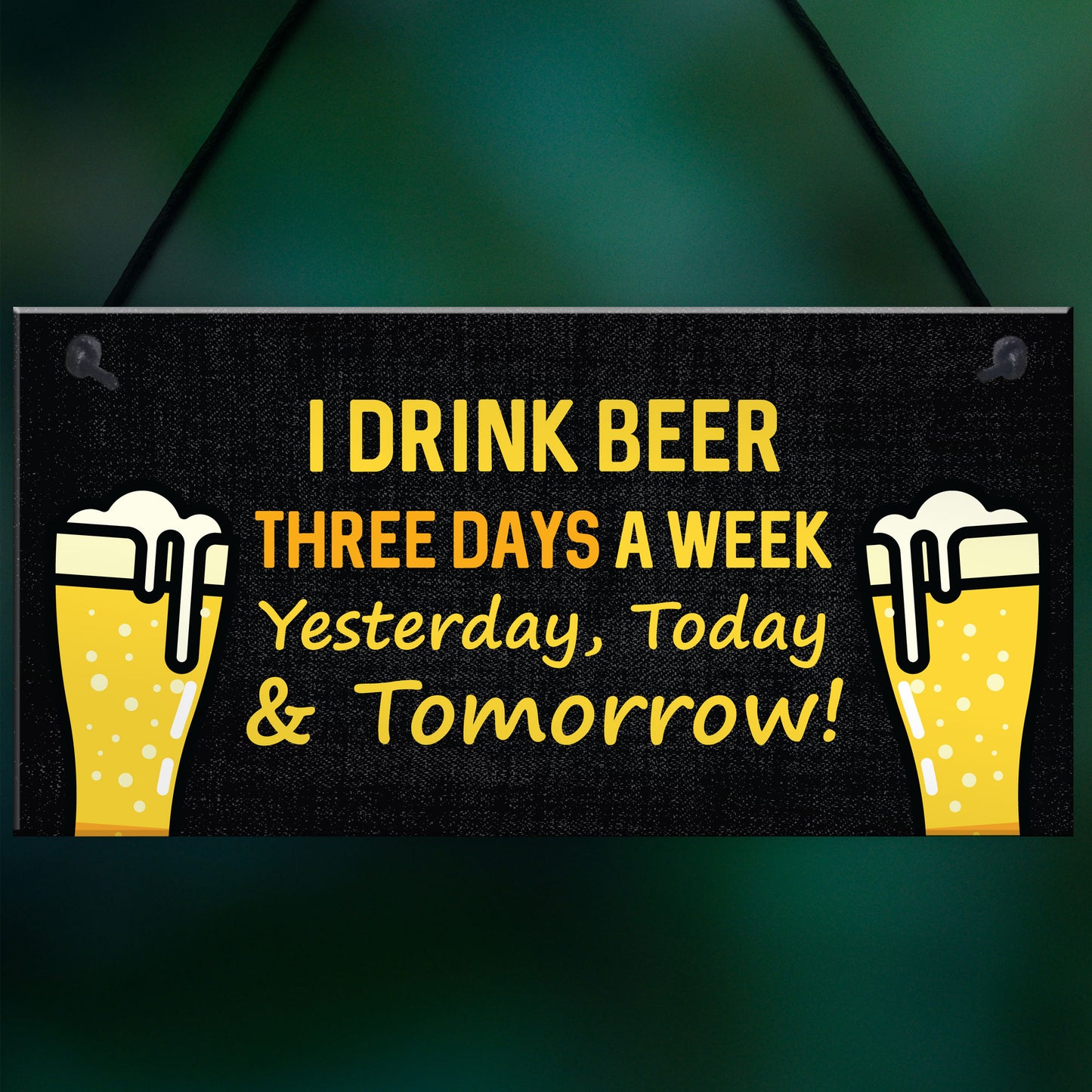 Funny Bar Sign Hanging Wall Sign Man Cave Plaque Gift For Men