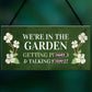 Funny Garden Sign Hanging Wall Sign Summerhouse Plaque
