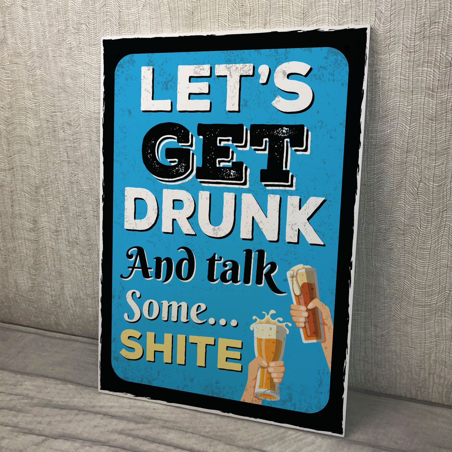 Bar Sign For Home Wall Door Sign Man Cave Shed Plaque Beer Gift
