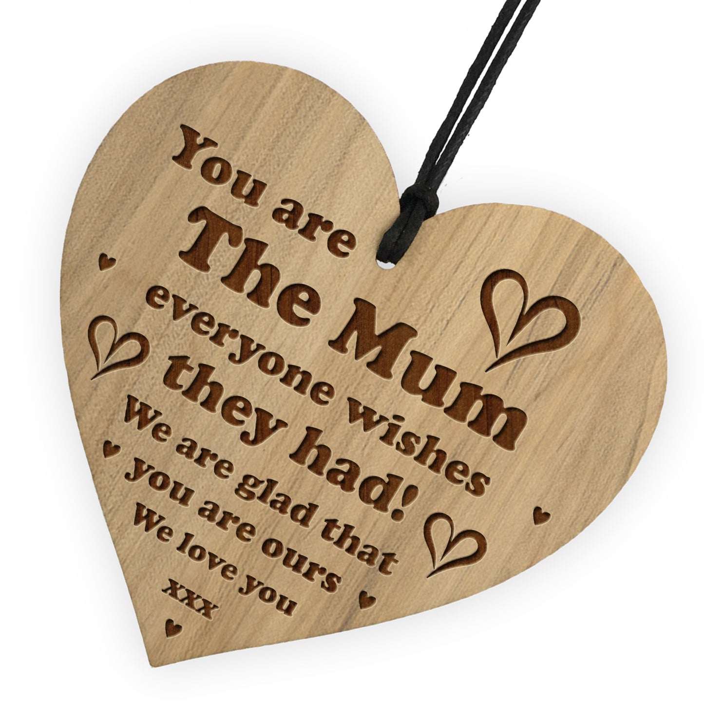 Mum Gift For Mothers Day Birthday Engraved Heart Gift For Her