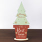 Christmas Gift From Child Wooden Christmas Tree Teacher Xmas
