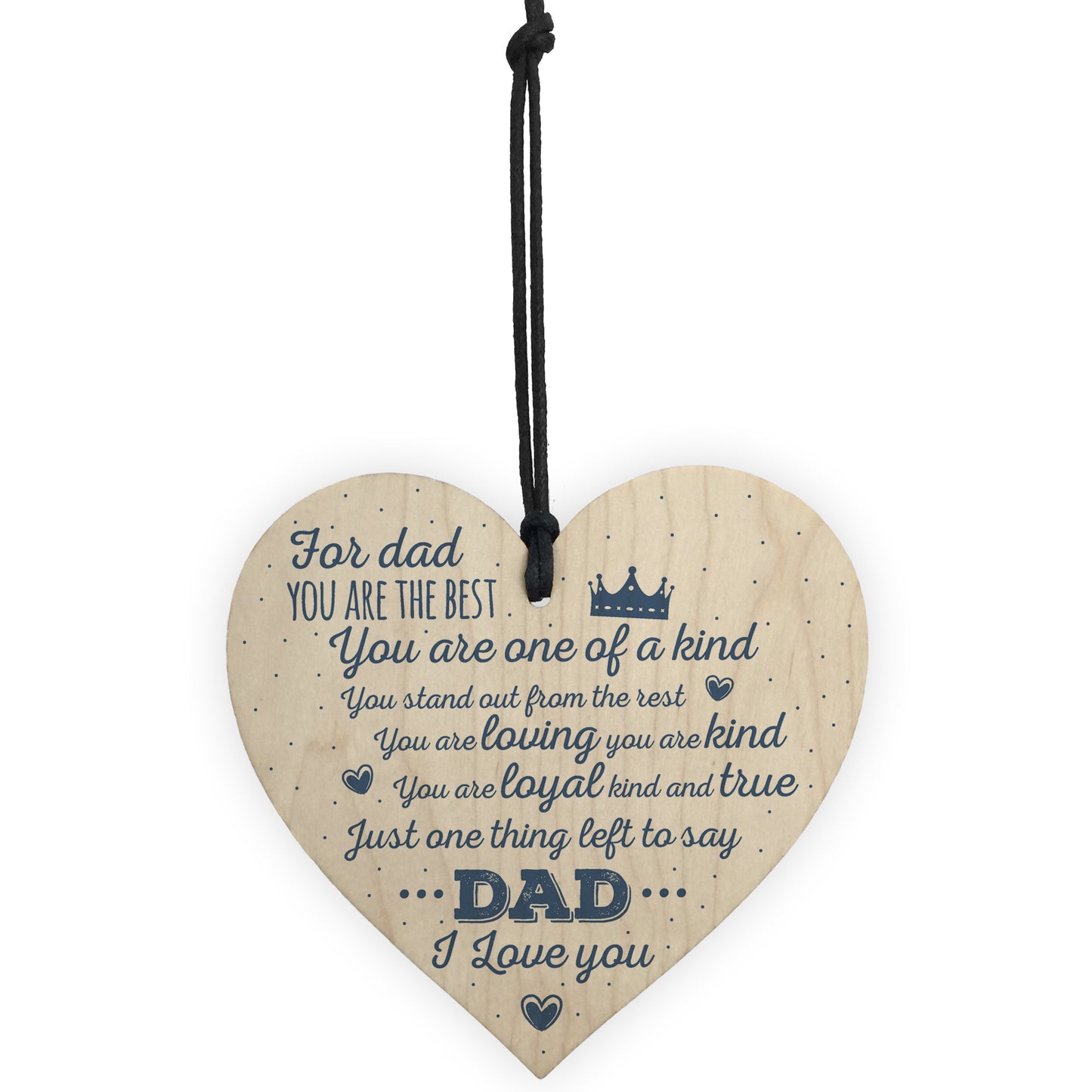 Dad You Are The Best Birthday Fathers Day Dad Daddy Wooden Heart