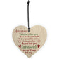 Goodbye Teacher Gift Wooden Heart Leaving Gift Teaching Assistan