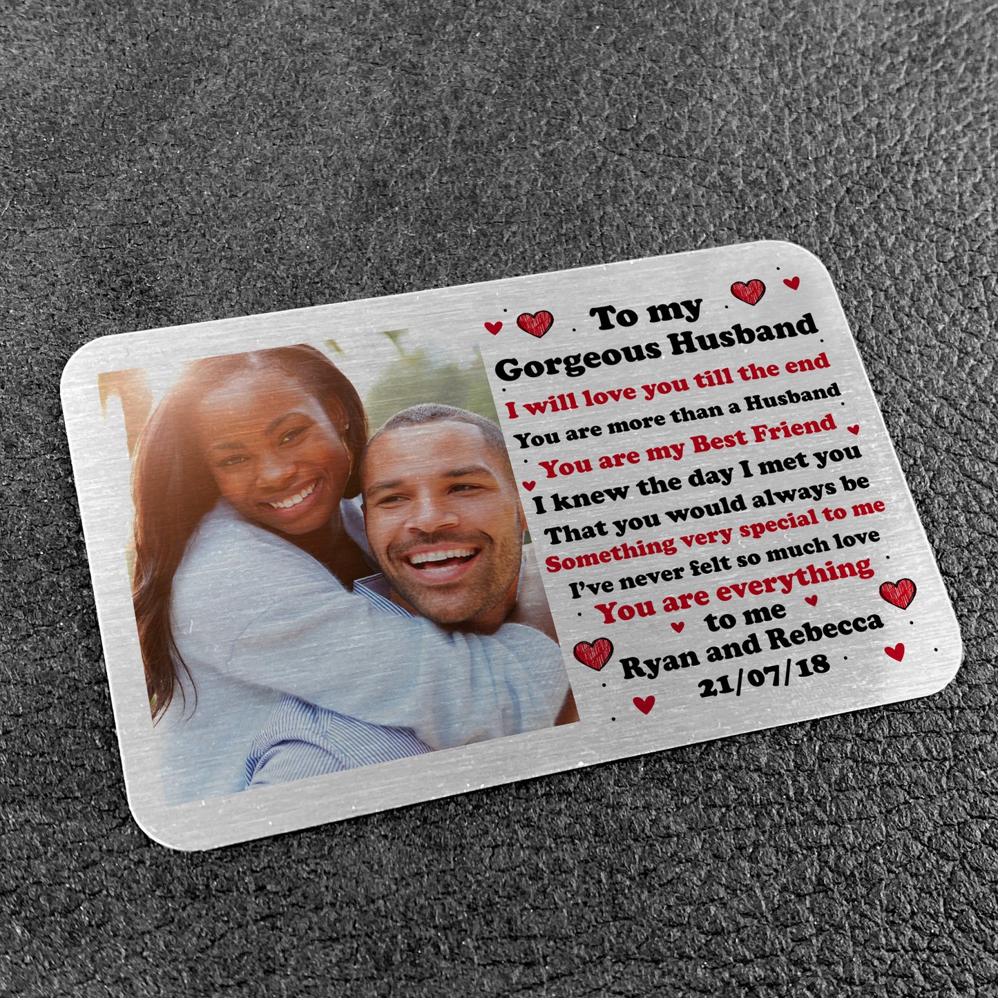 Novelty Gift For Husband Birthday Valentines Anniversary Insert