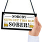 3 Pieces Funny Alcohol Hanging Bar Signs Plaque For Home Bar