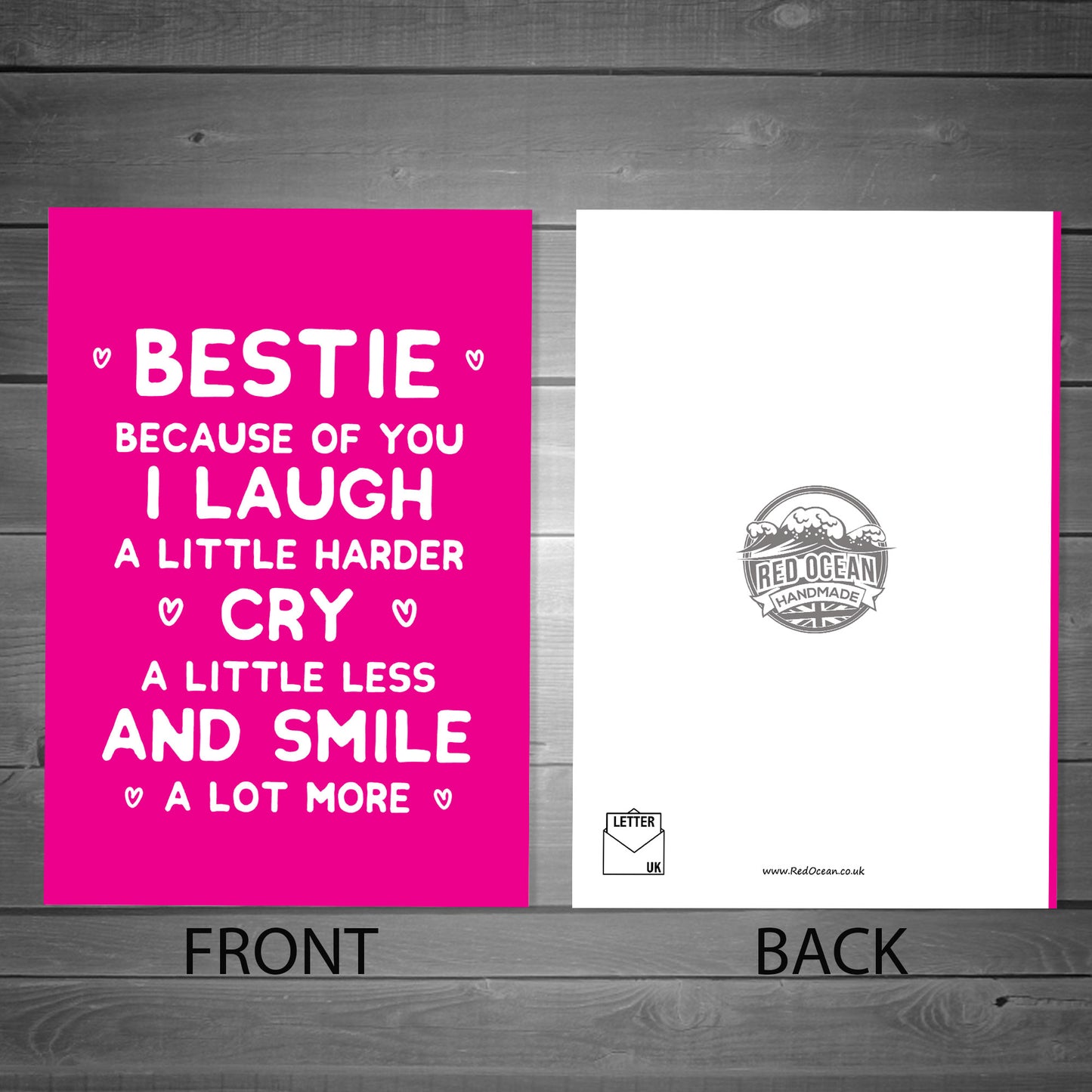 Bestie Thank You Card And Gift For Birthday Friendship Gifts