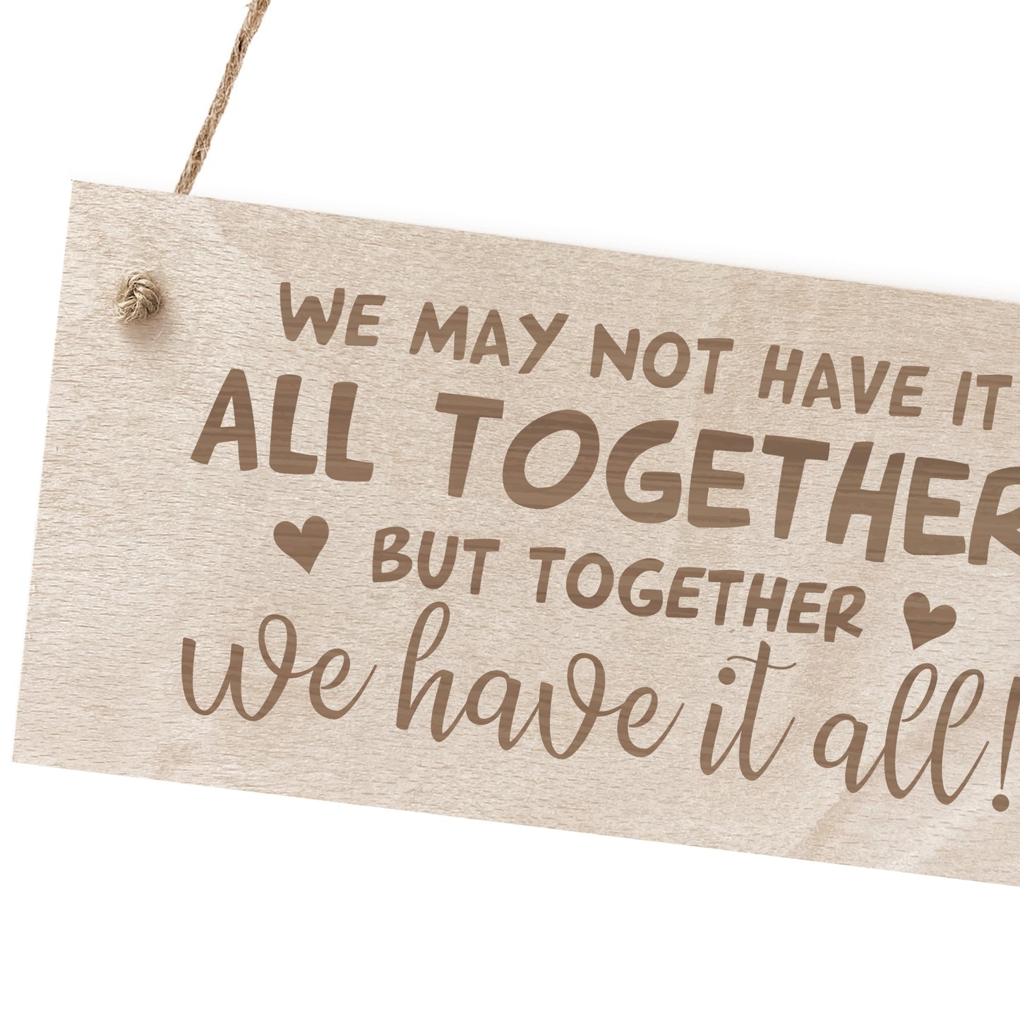 Anniversary Gift Engraved Wood Plaque Gift For Boyfriend
