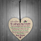 Christmas Gift For Cousin Pack of 4 Wooden Hanging Hearts Cousin