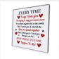 Anniversary Gift For Husband Wife Acrylic Plaque Valentines Gift