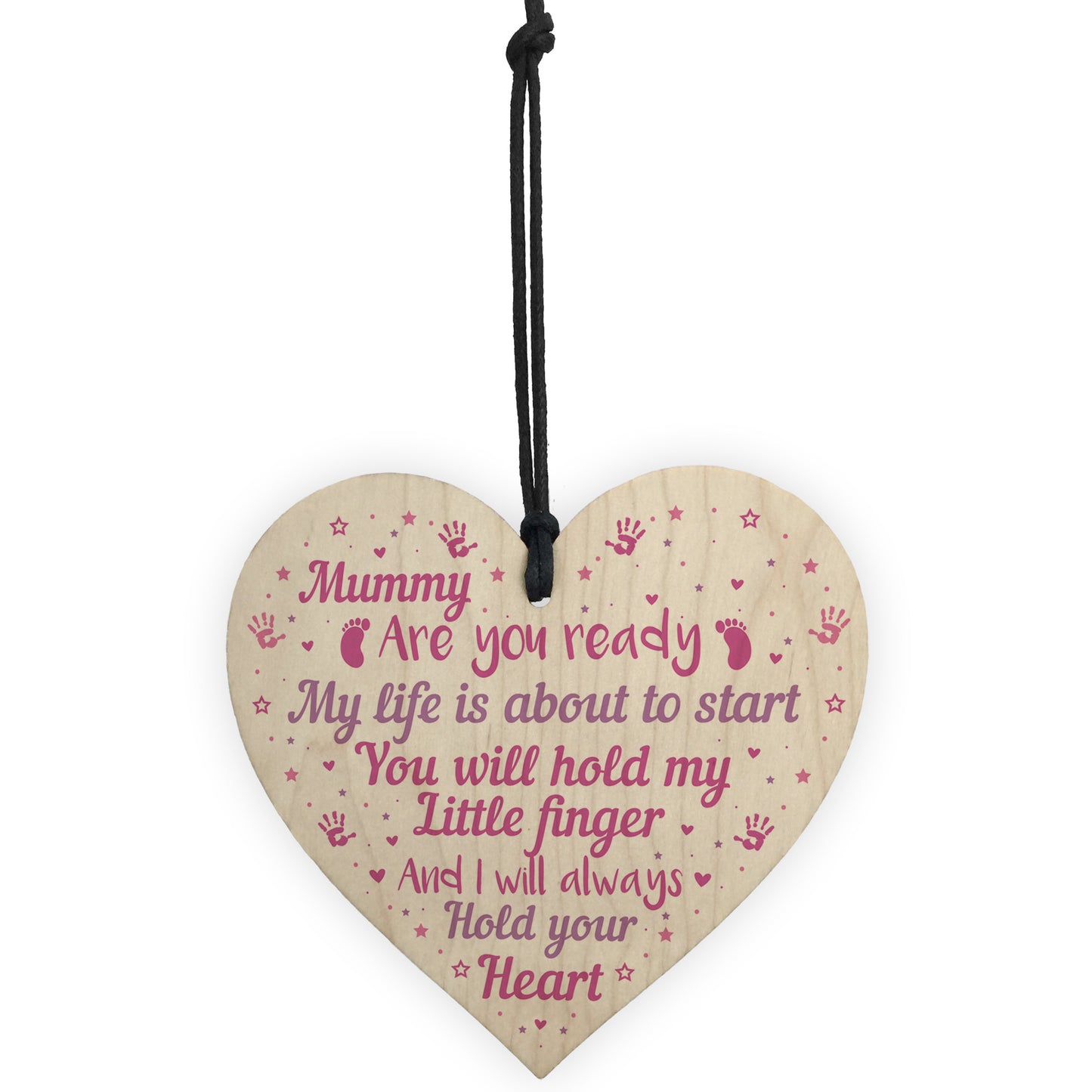 Mummy To Be Baby Shower Gift Heart New Baby Gift Plaque