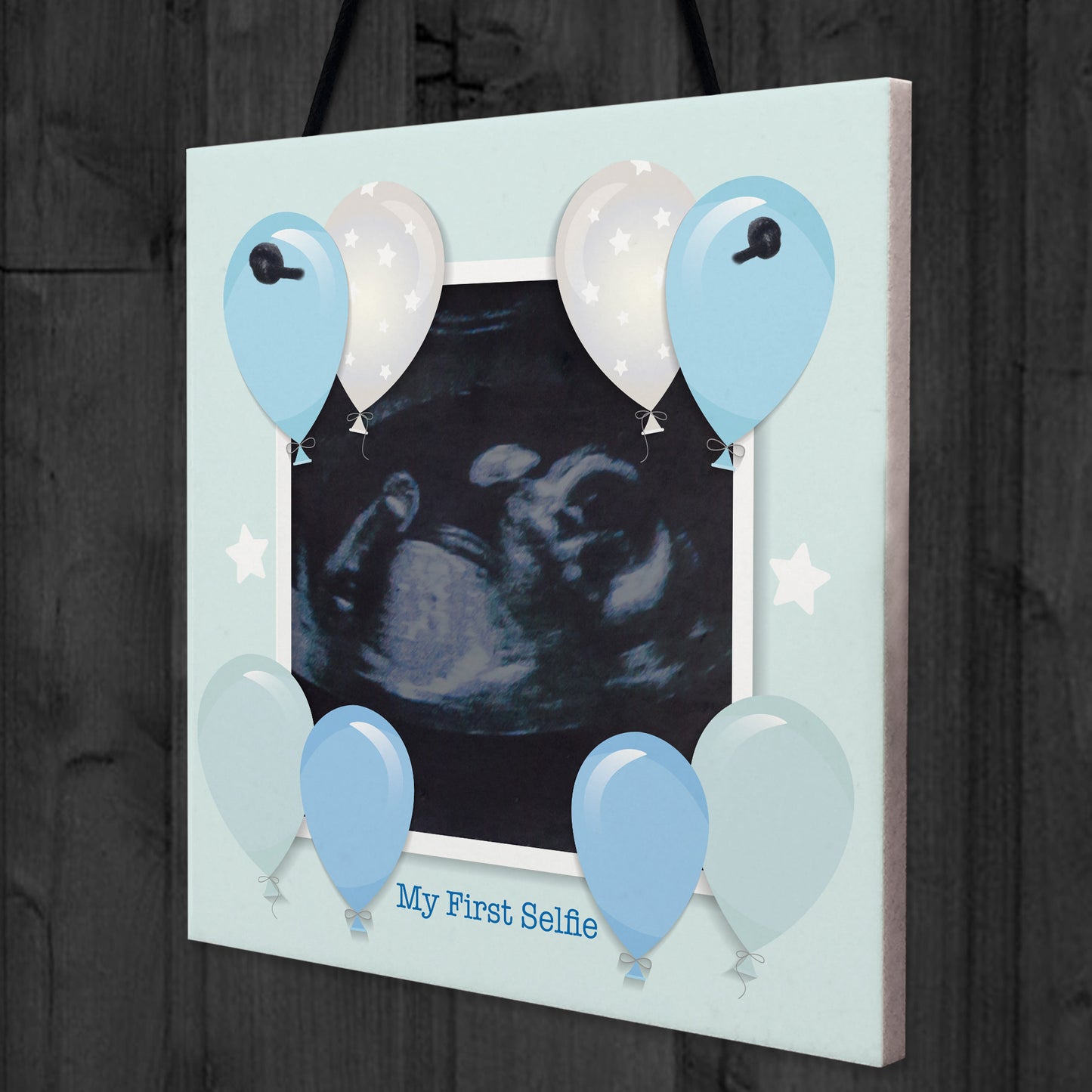 Baby Gift Square Ultrasound MY FIRST SELFIE Baby Newborn Gift
