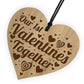 Our 1st Valentines Together Gift Engraved Heart Girlfriend Gifts