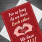 Romantic Valentine's Day Card for Girlfriend Boyfriend Wife