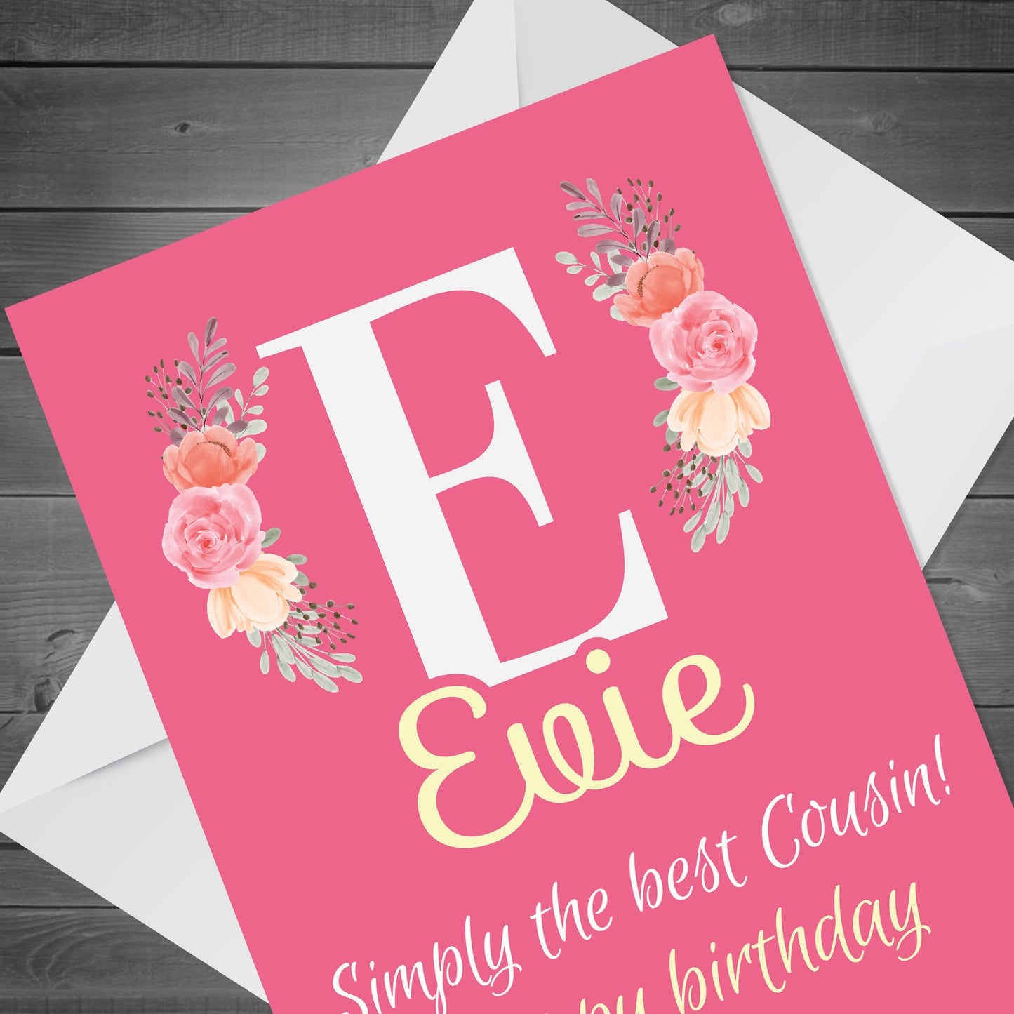 Personalised Birthday Card For Cousin Best Friend Cousin