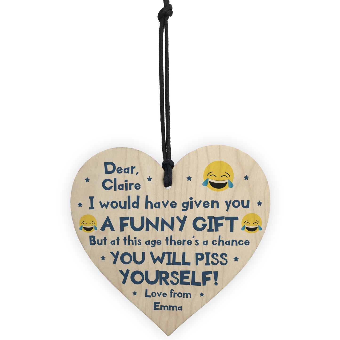 Funny PERSONALISED Birthday Gift For Him Her Friend Rude Gifts