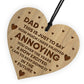 Funny Dad Gifts From Daughter Son Fathers Day Birthday Heart