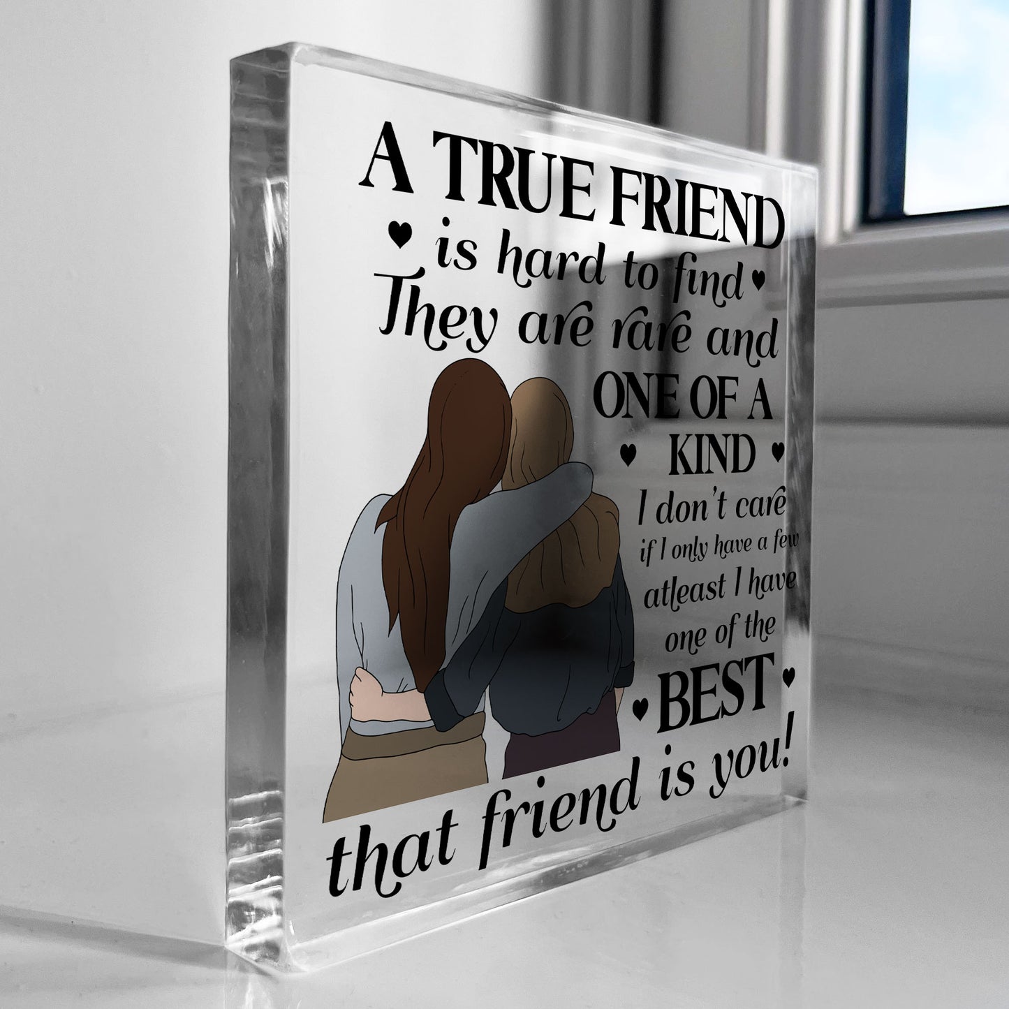 Gift For Best Friend TRUE FRIEND Gift Plaque Friendship Sign