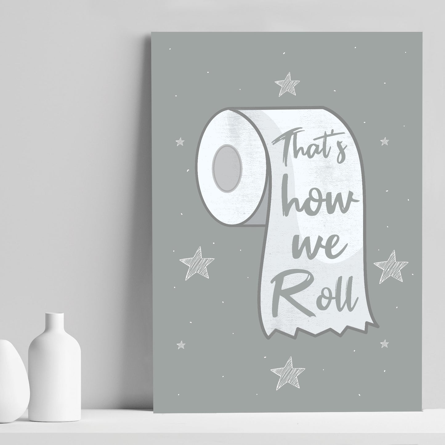 Home Decor Print Bathroom Print Funny Toilet Loo Sign Decor