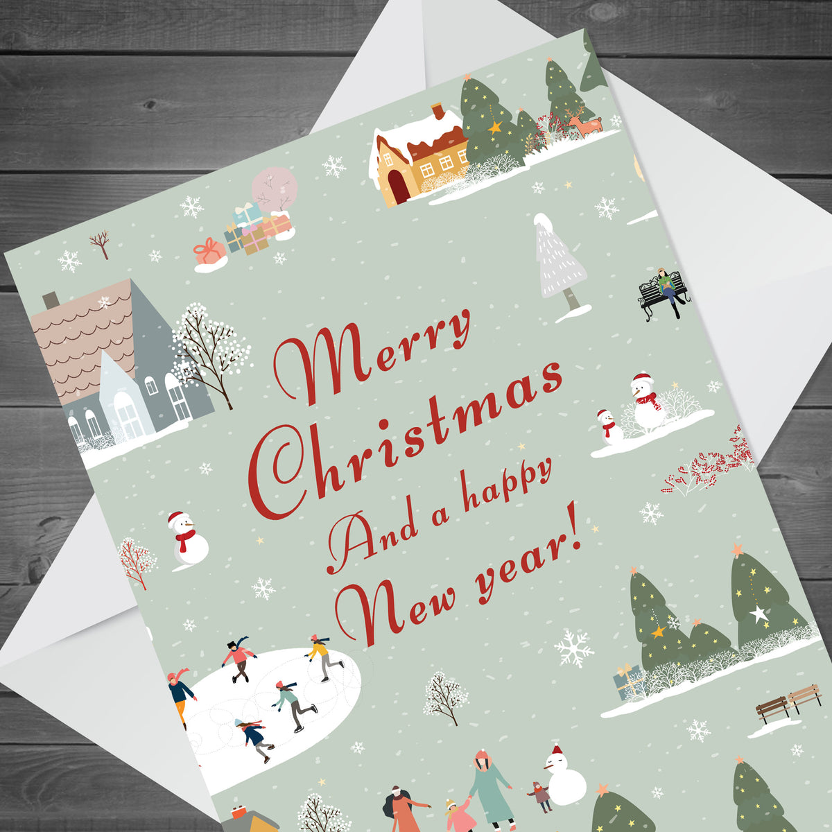 Christmas Card For Mum Dad Nan Grandad Neighbour Friend