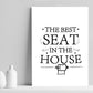 Bathroom Sign For Toilet Loo Funny Print Home Decor Wall Art