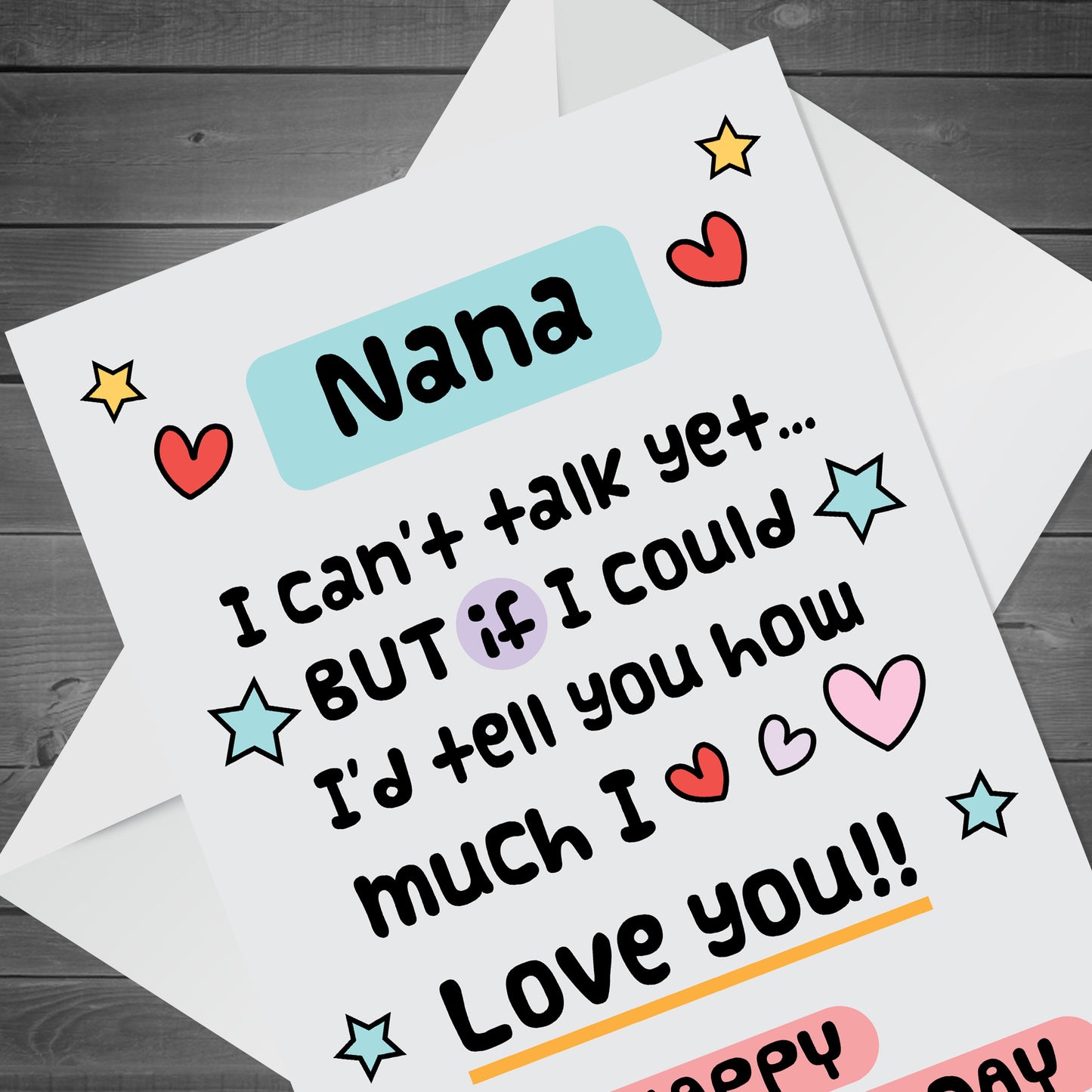 Happy Valentines Card For Nana Card From New Baby New Nana Card