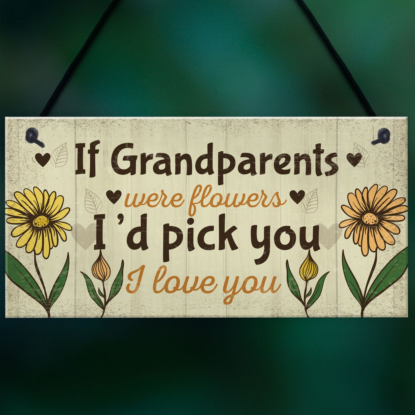 Cute Gift For Nan Grandad Sign Grandparent Plaque Keepsake Gift