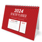 2024 Calendar Spiral Bound Planner for Home Office Month To View