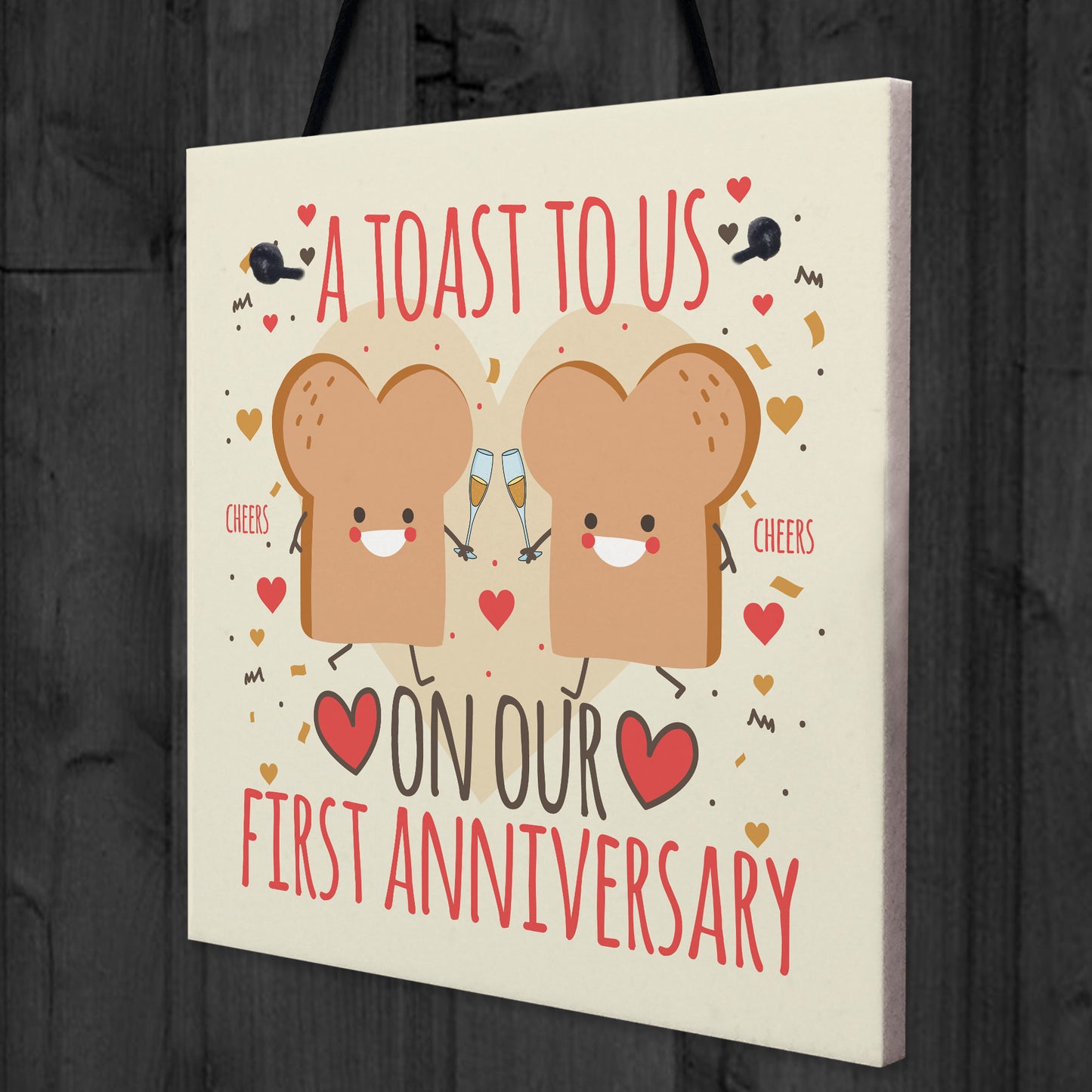 Funny Joke Anniversary Card For Him Her First Anniversary Gifts