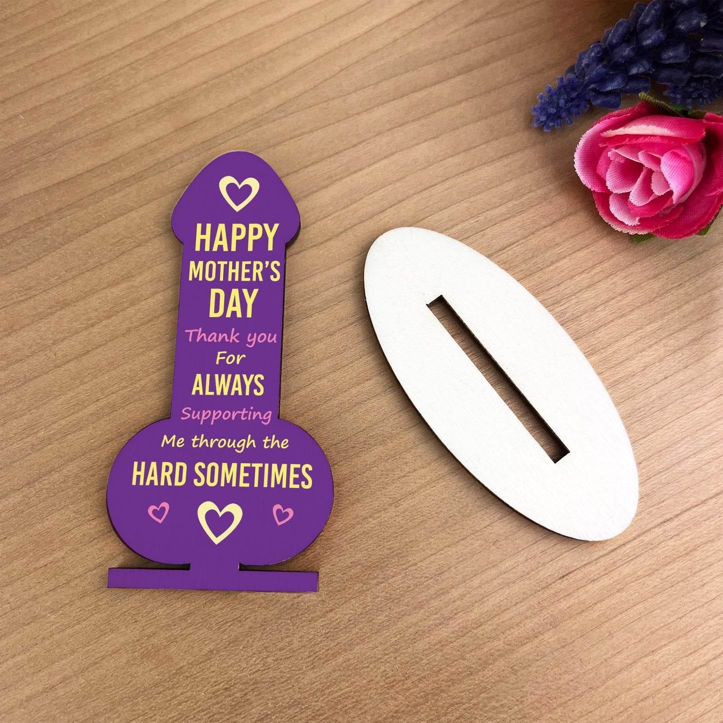 Thank You Gift For Mum On Mothers Day Wood Plaque Funny