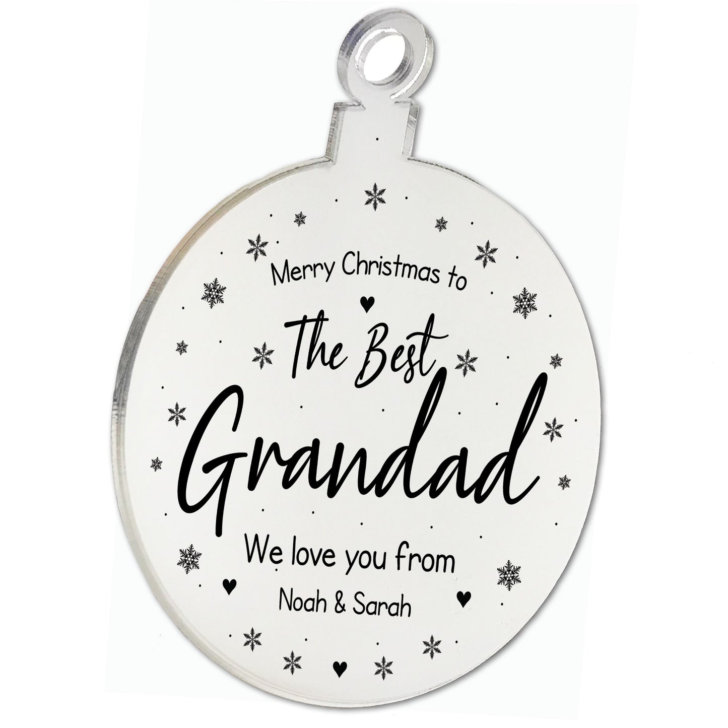 Christmas Gift For Grandad Personalised Thank You Novelty Gift