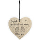 Best Friend Gift Wood Heart Miss You Best Friend Birthday Xmas