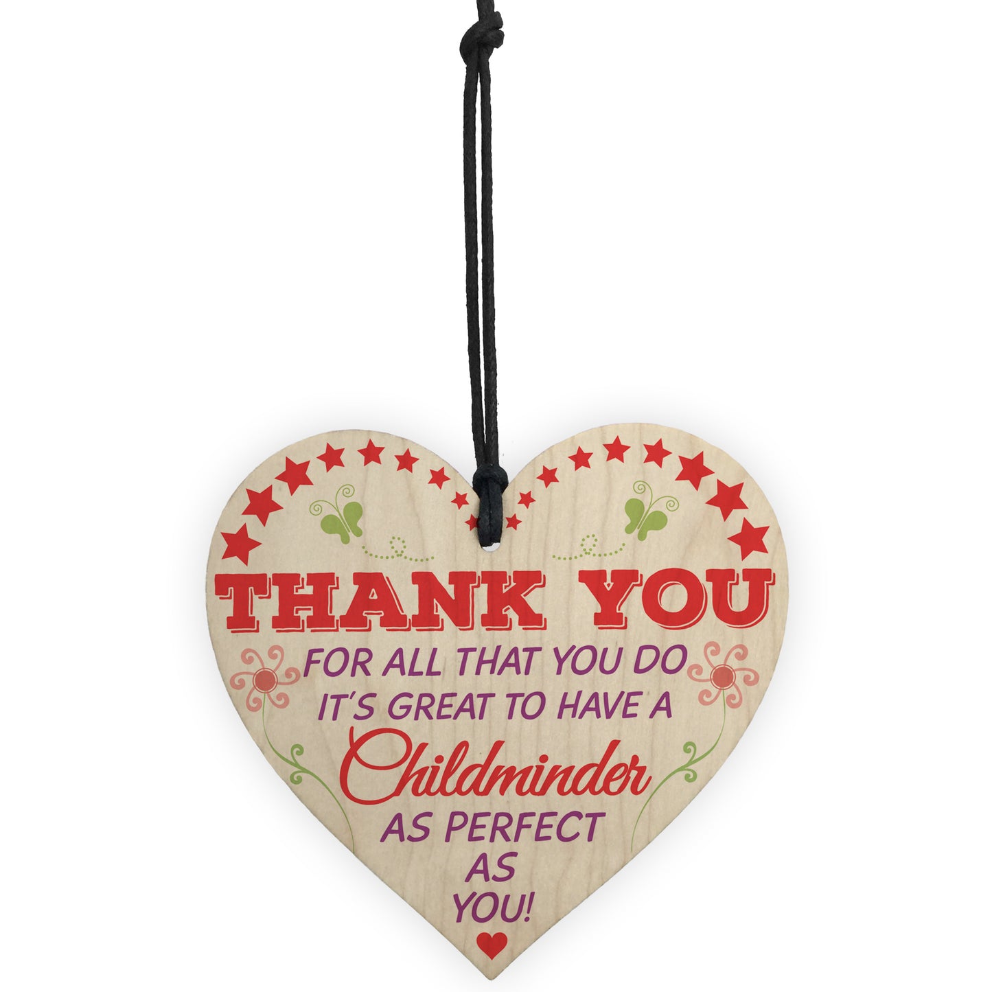 Childminder Perfect Thank You BabySitter Gift Hanging Plaque
