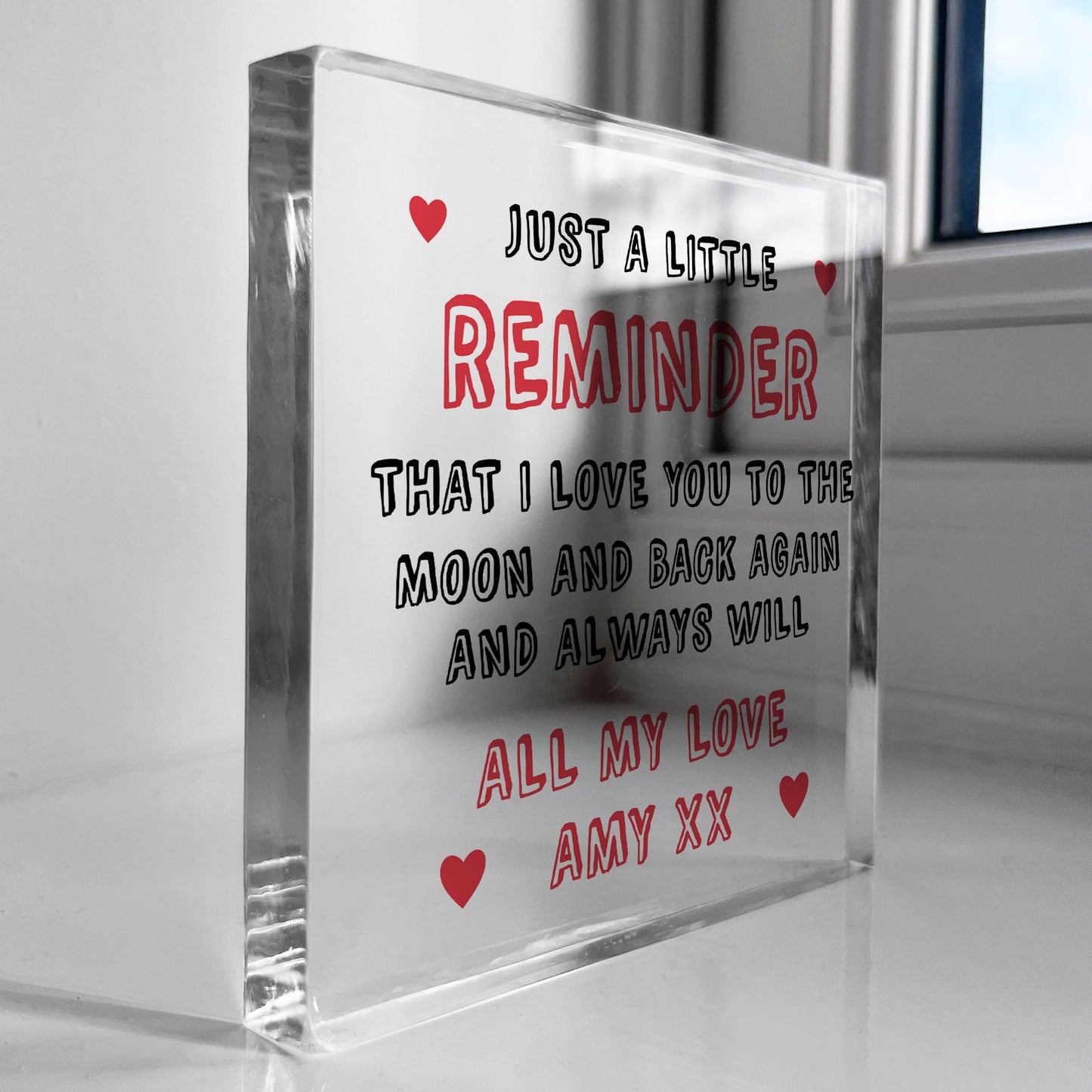 Personalised Valentines Day Gifts For Him Her Remind I Love You
